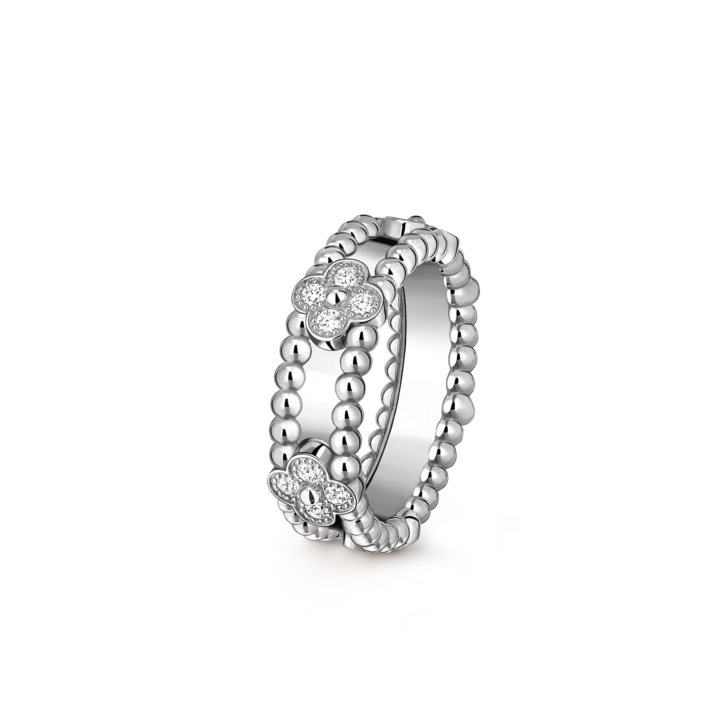 Clover Beaded Ring – Petite