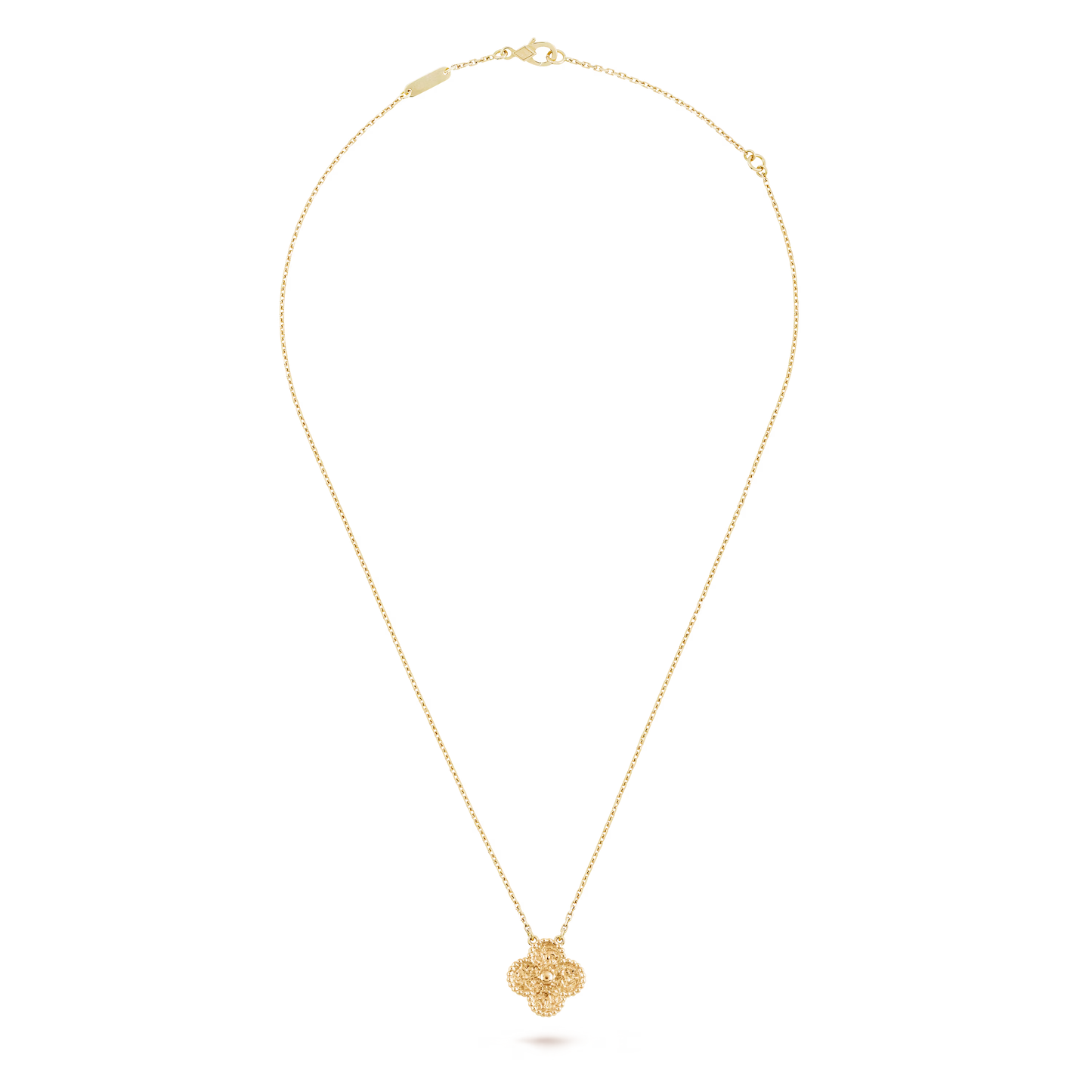 Grainé Clover Motif Pendant
