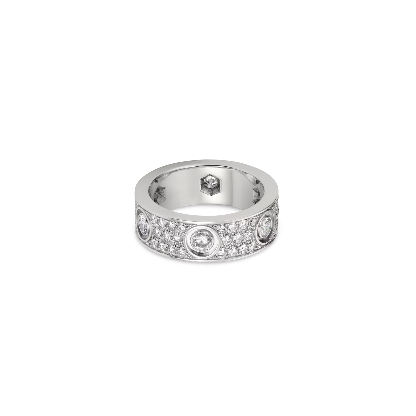 Timeless Amour Pavé Diamanté Ring