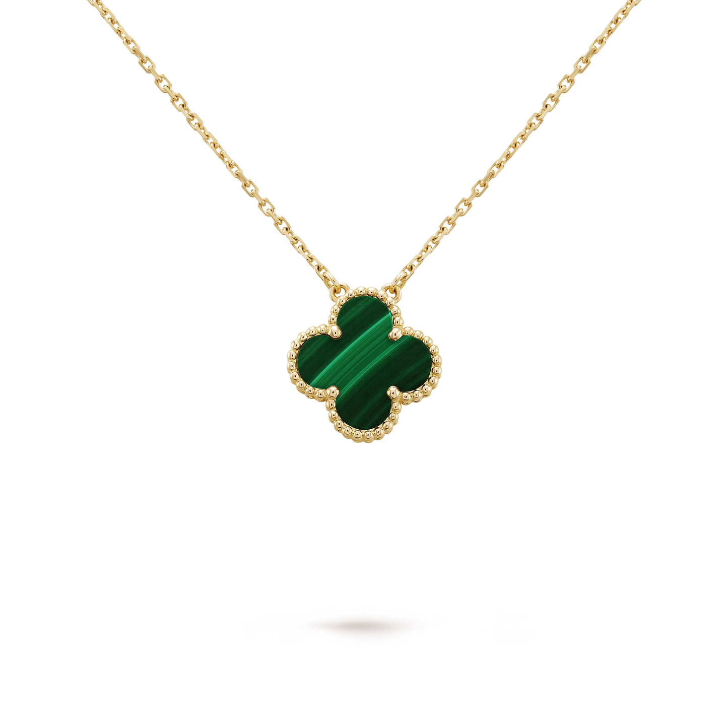 Malachite Lucky Clover Pendant