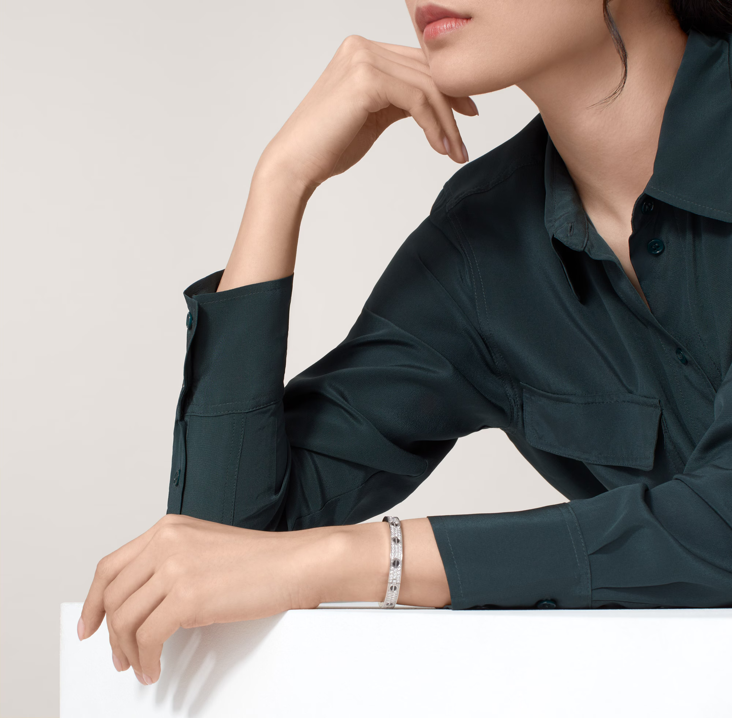 Timeless Amour Onyx Pavé Bracelet