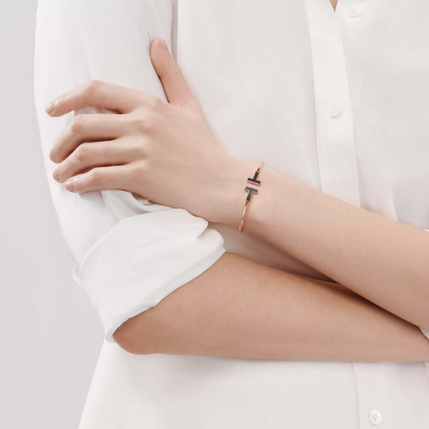 Onyx Timeless T Bracelet