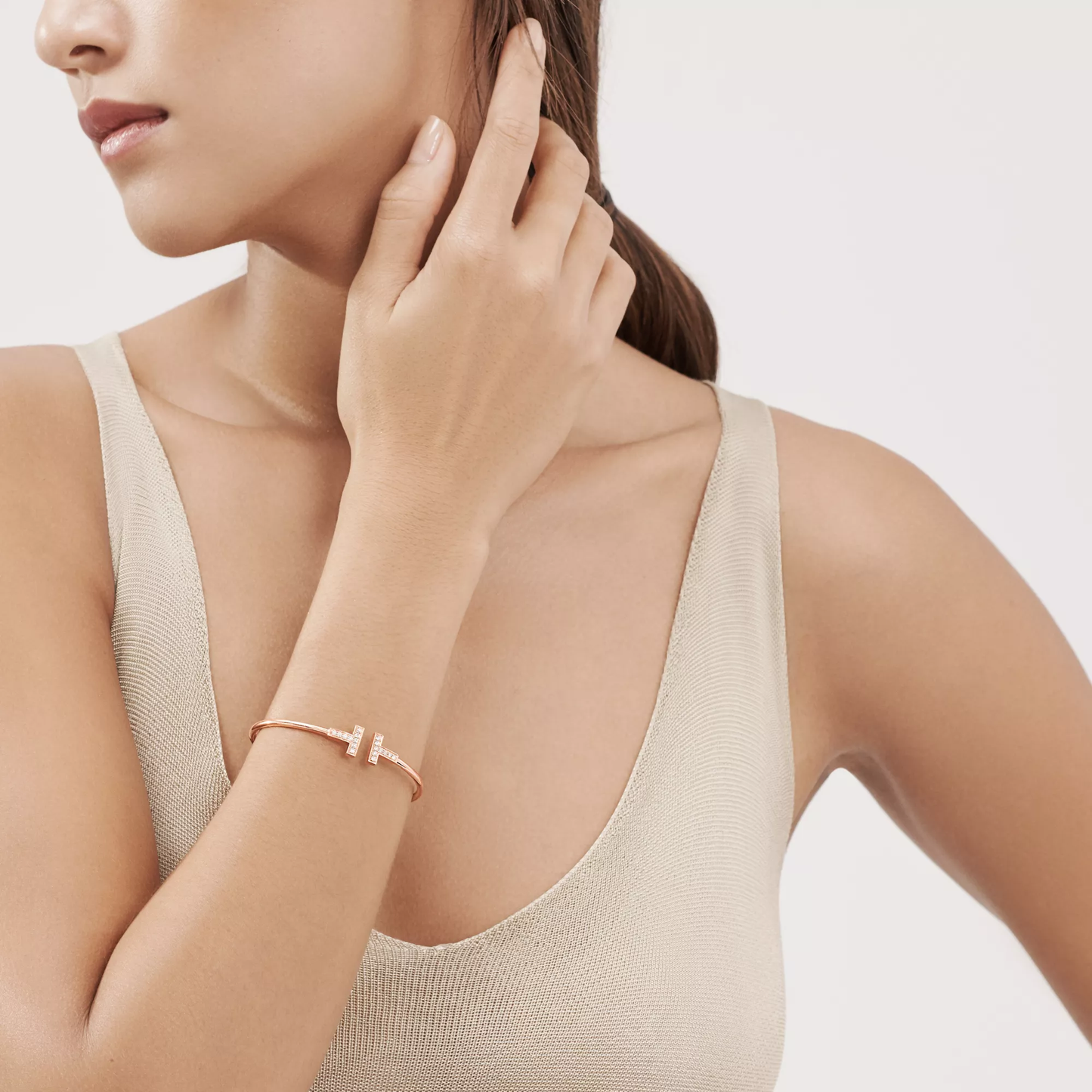 Diamanté Timeless T Bracelet