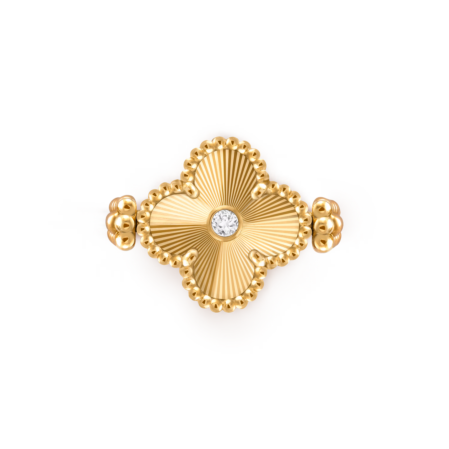 Agate Clover Reversible Ring