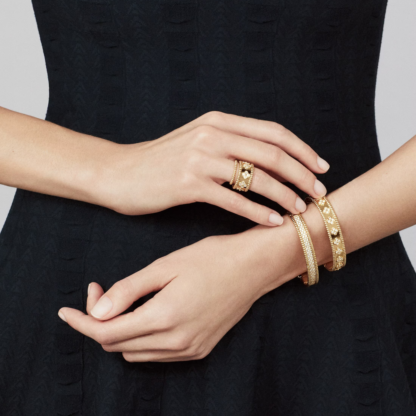 Clover Beaded Ring