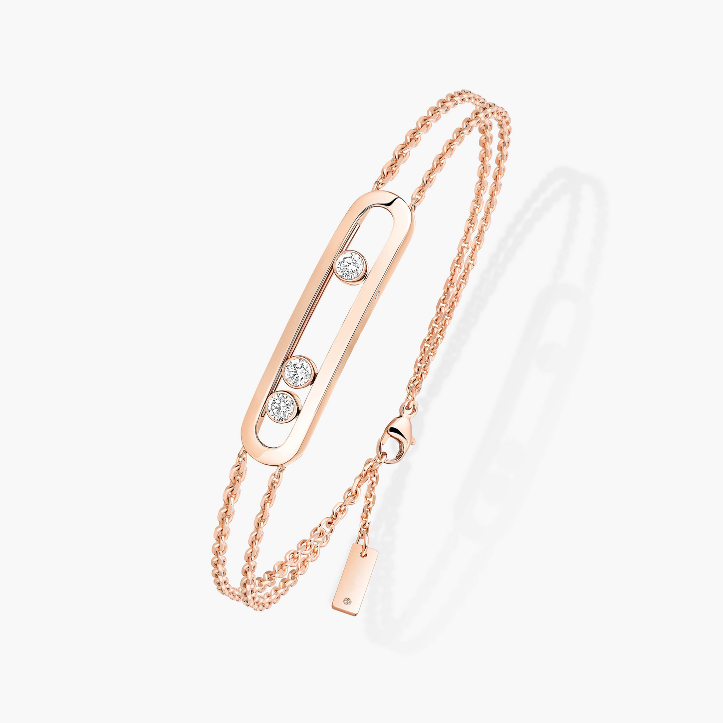 Trio Motion Dual-Chain Bracelet
