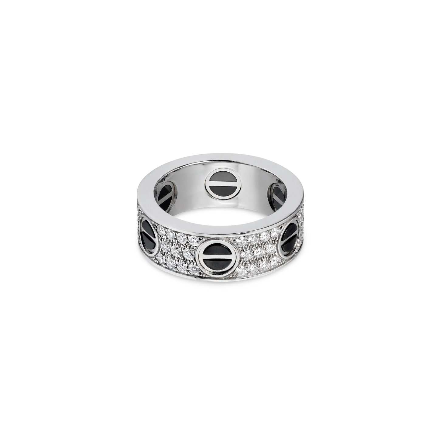 Timeless Amour Onyx Pavé Ring
