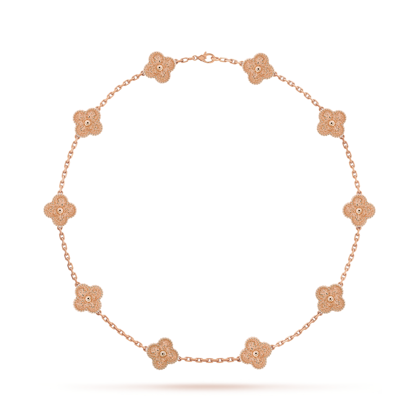 Grainé Clover Motif Necklace