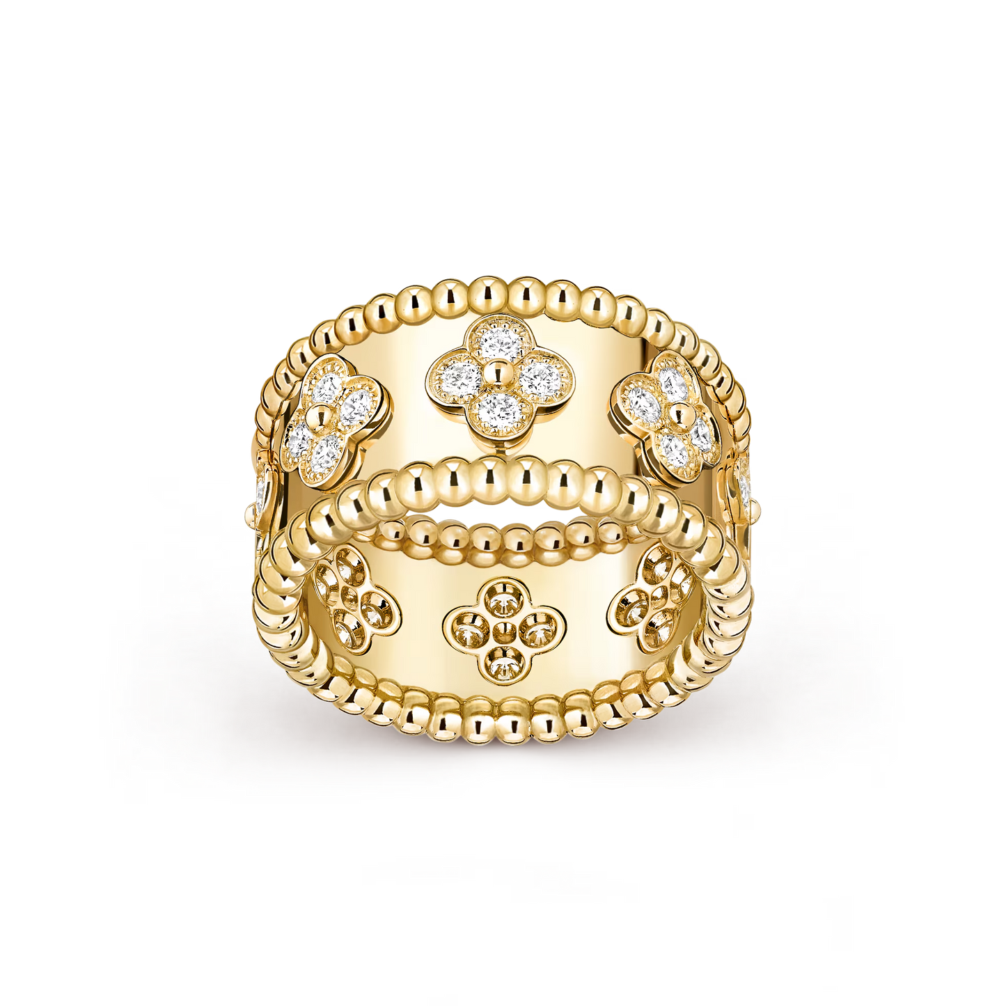 Clover Beaded Ring