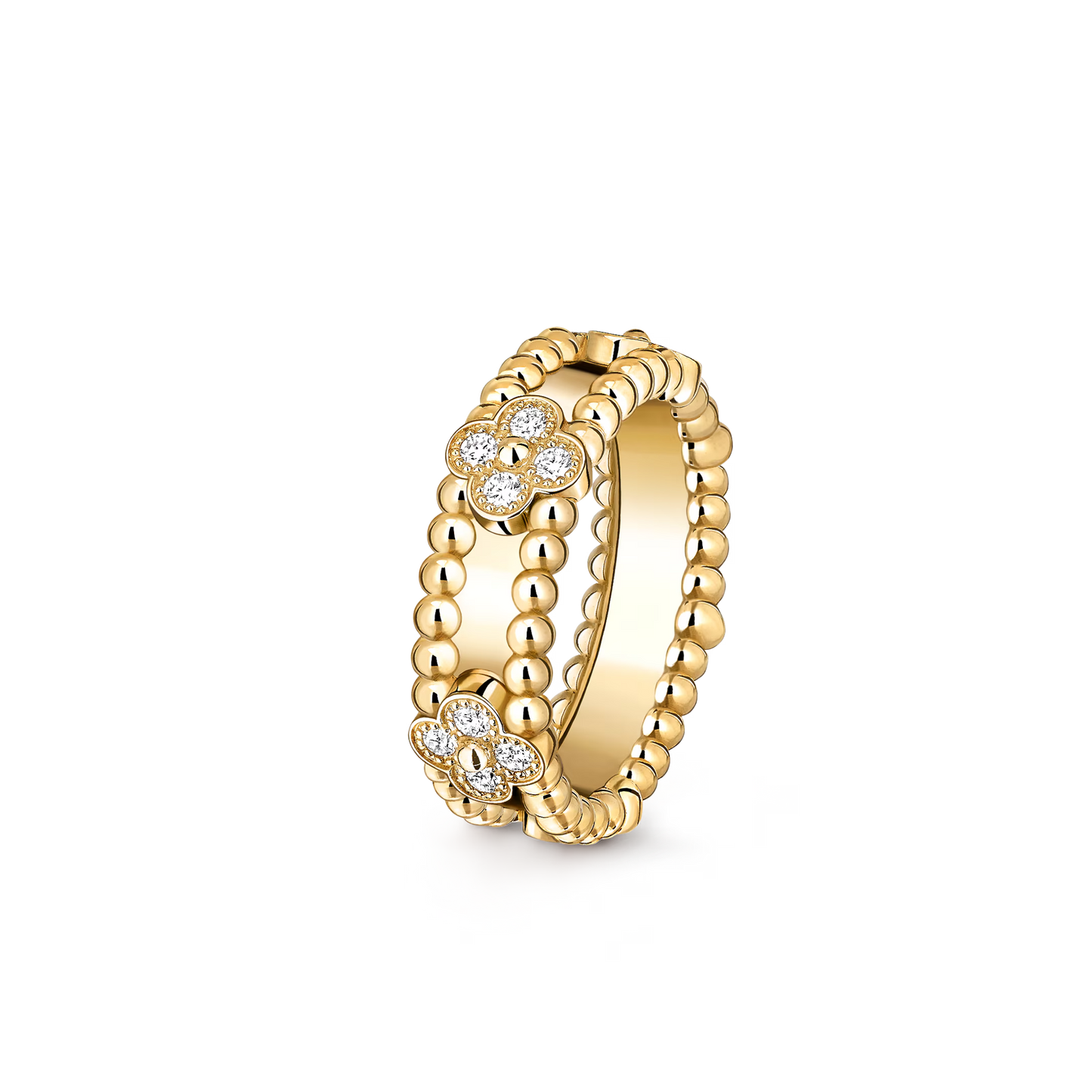 Clover Beaded Ring – Petite
