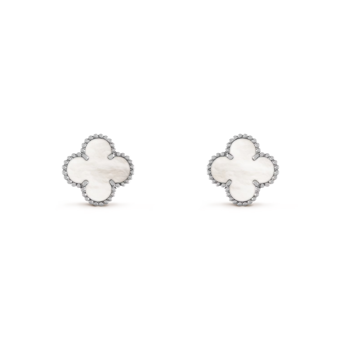 Mother-of-pearl Lucky Clover Earrings