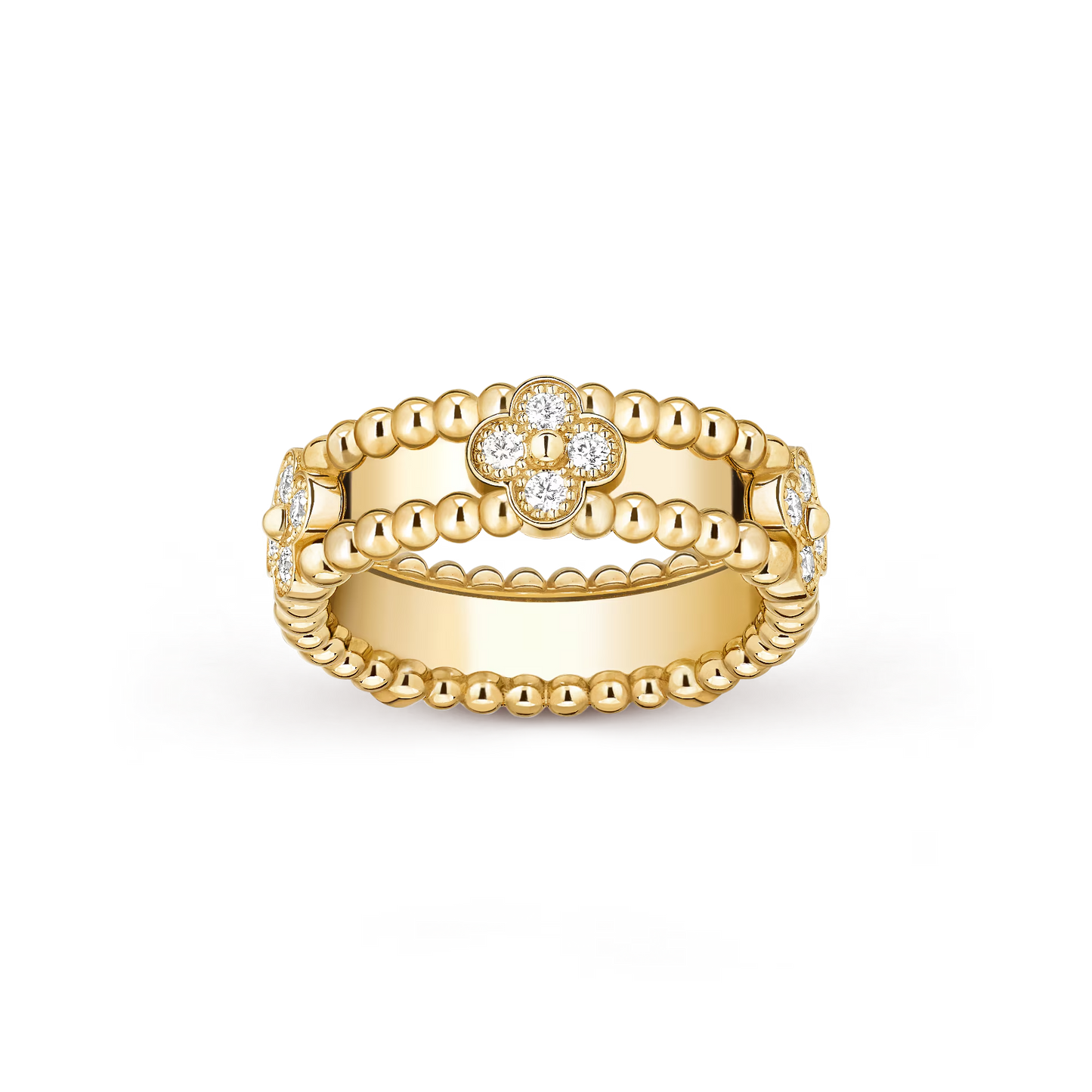 Clover Beaded Ring – Petite