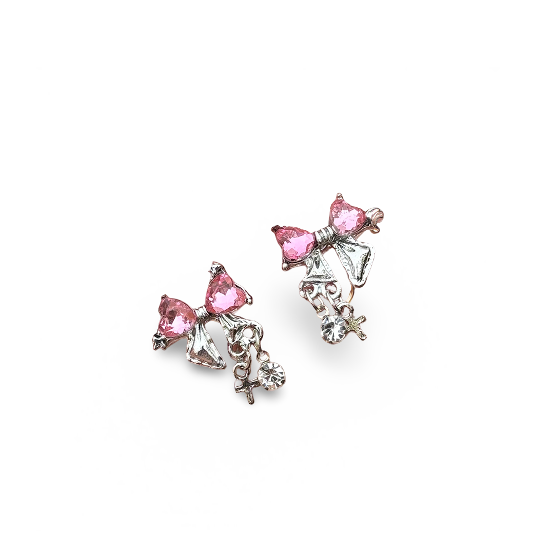 Crystal Bow Earrings