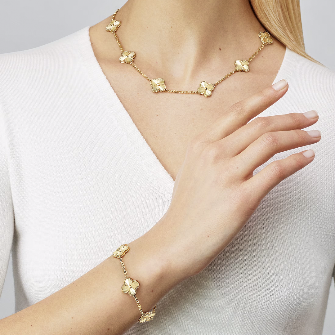 Lumière Clover Motif Bracelet