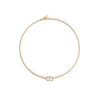 J’adore Emblem Diamanté Necklace