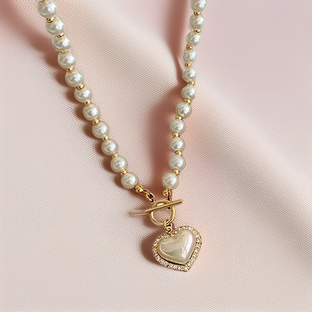 Heart of Pearl Necklace