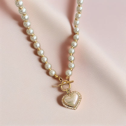 Heart of Pearl Necklace