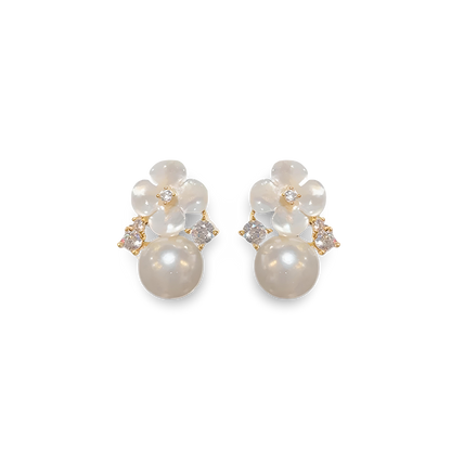 Camélia Pearl Earrings