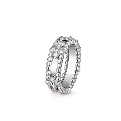 Clover Beaded Ring – Petite