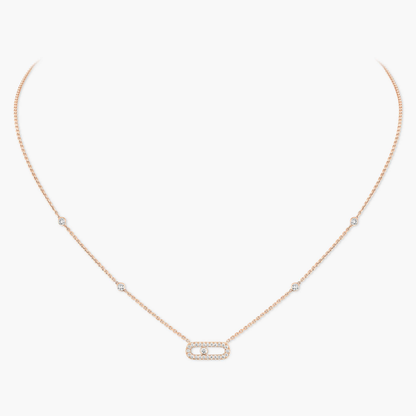 Solo Motion Pavé Necklace