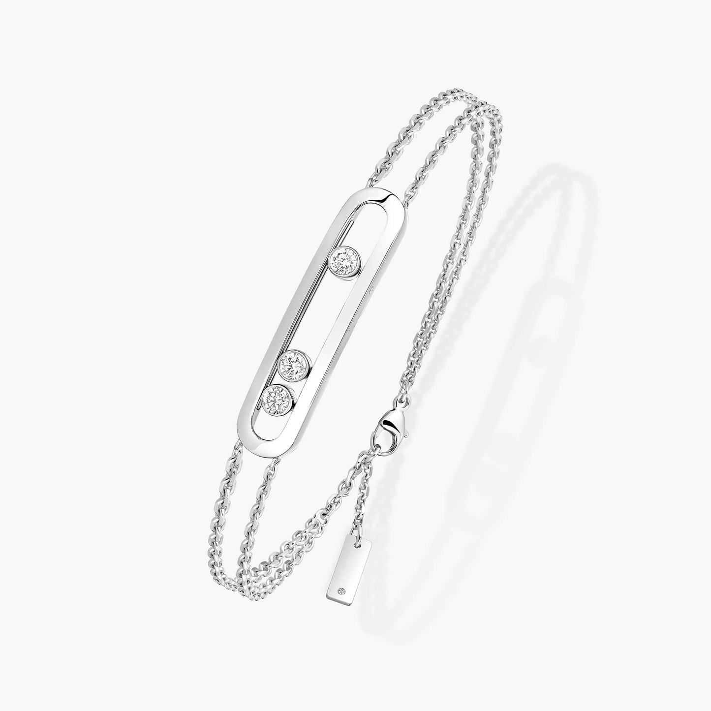 Trio Motion Dual-Chain Bracelet