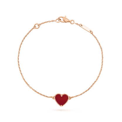 Roselle Heart Bracelet