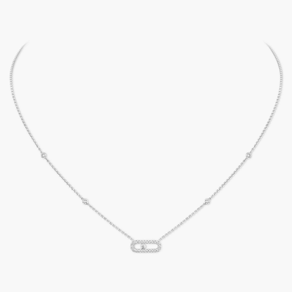 Solo Motion Pavé Necklace