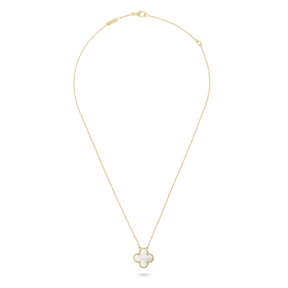 Mother-of-pearl Clover Motif Pendant