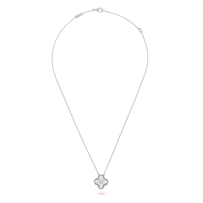 Diamanté Clover Motif Pendant