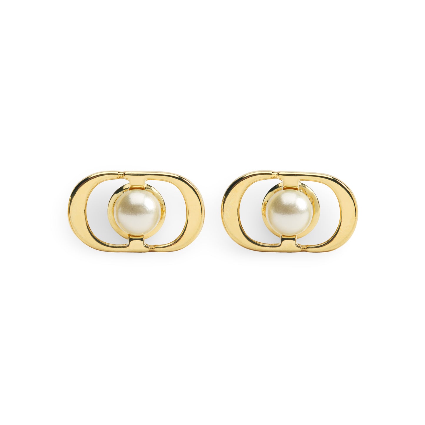 J'adore Emblem Pearl Studs