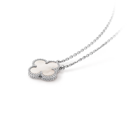 Mother-of-pearl Clover Motif Pendant