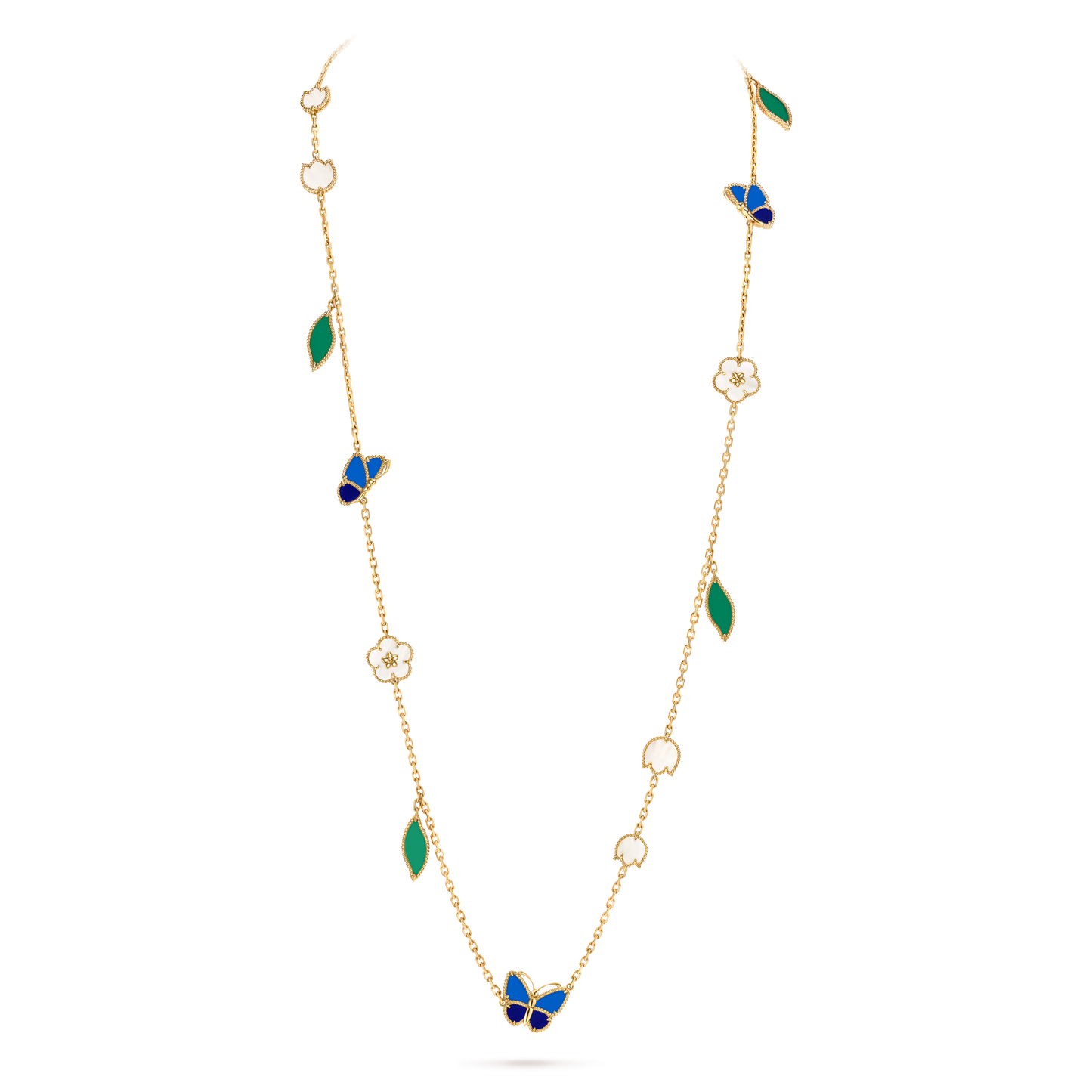 Butterfly Blossom Long Necklace