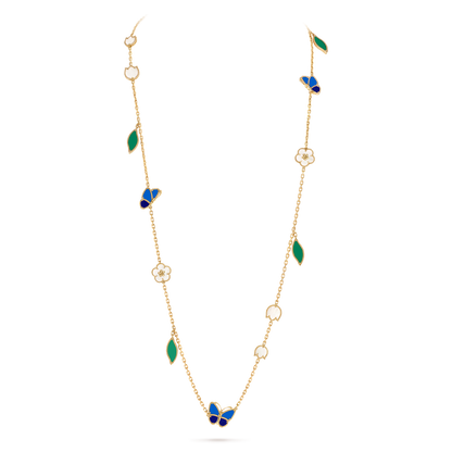 Butterfly Blossom Long Necklace