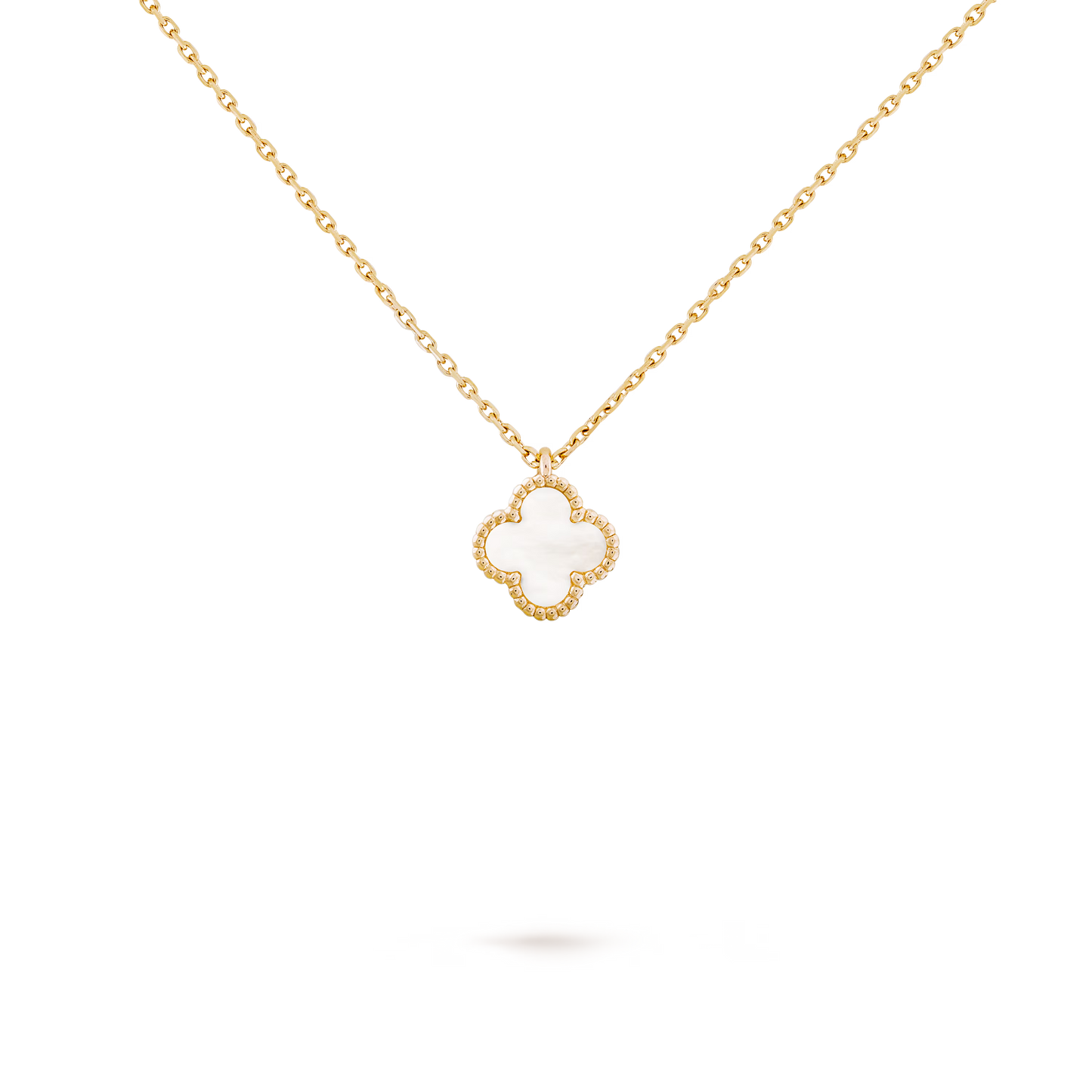 Mother-of-pearl Petite Lucky Clover Pendant