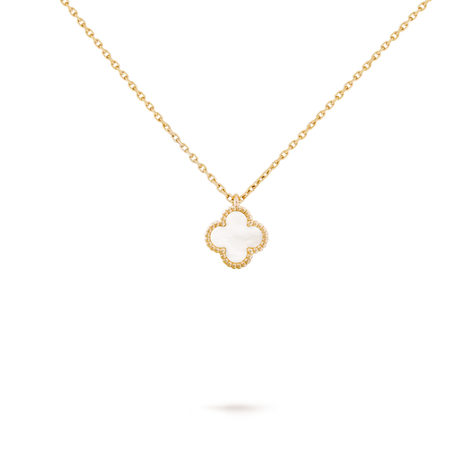 Mother-of-pearl Petite Lucky Clover Pendant