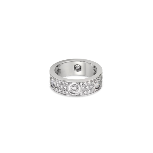 Timeless Amour Pavé Diamanté Ring