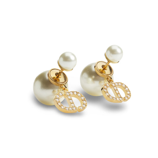 J’adore Signature Pearl Diamanté Earrings
