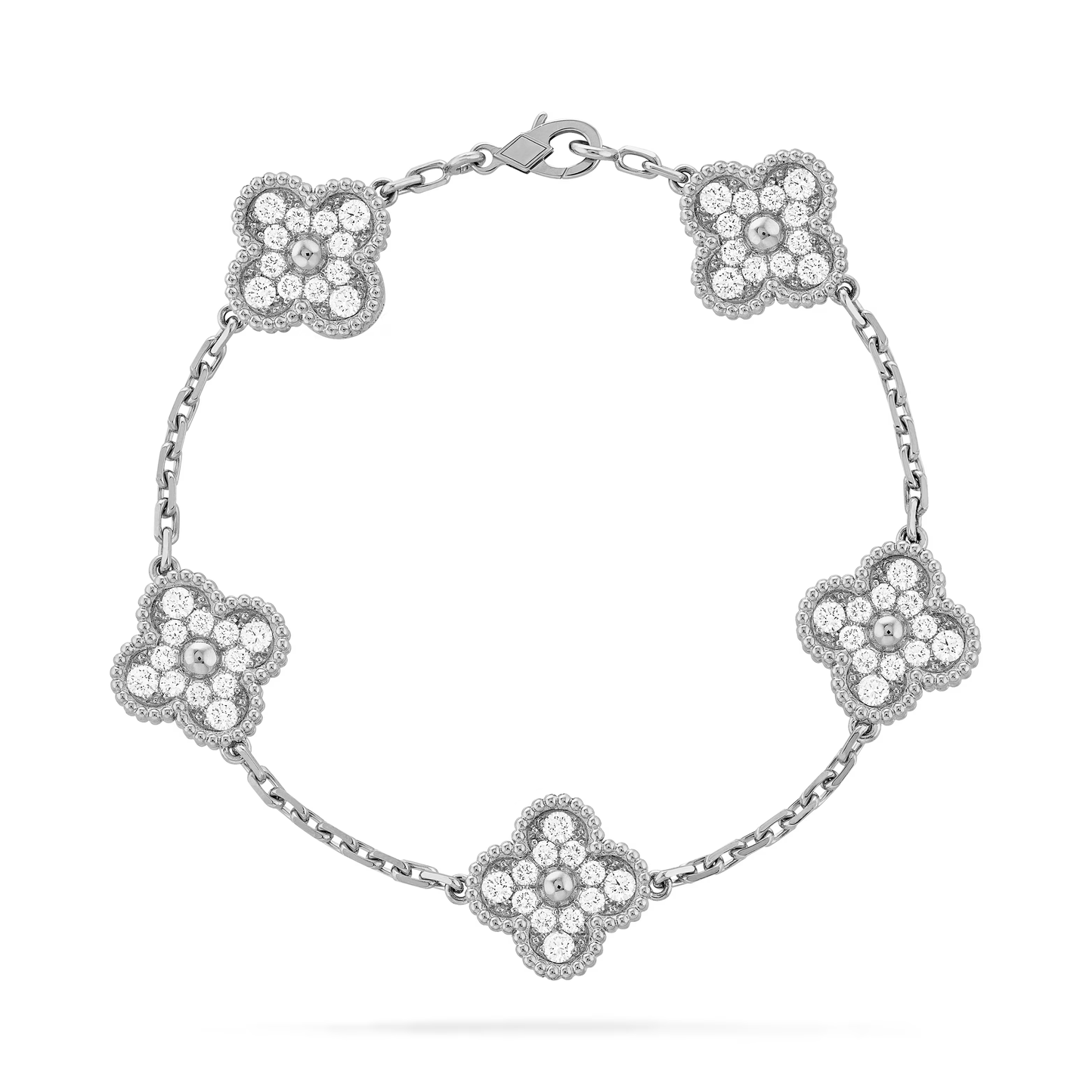 Diamanté Lucky Clover Bracelet