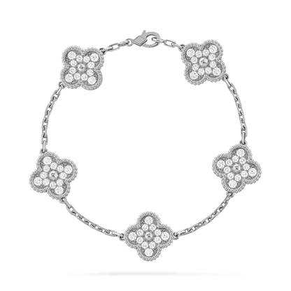 Diamanté Lucky Clover Bracelet