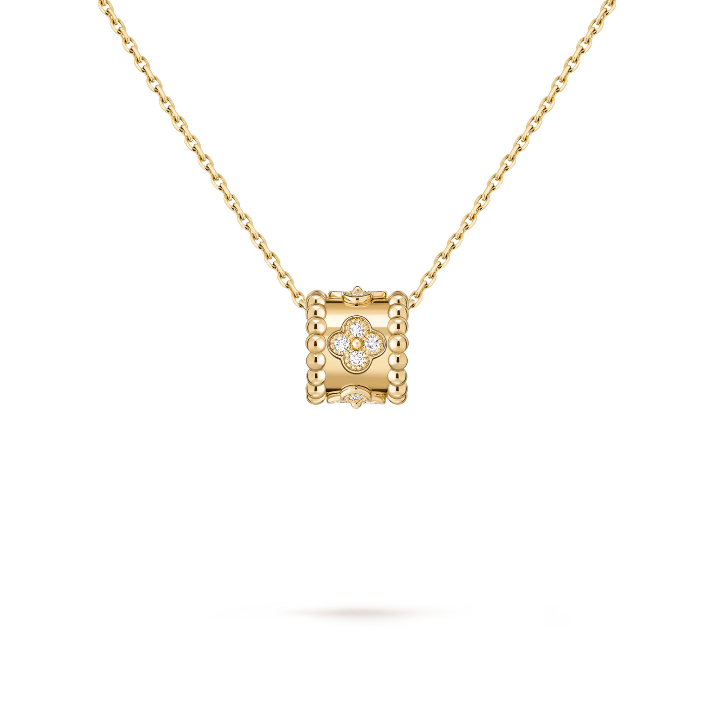 Beaded Clover Pendant