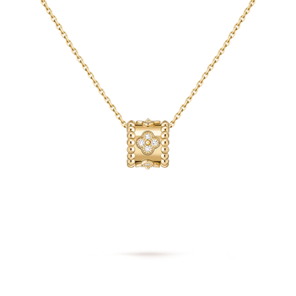 Beaded Clover Pendant