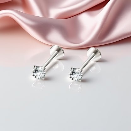 Dainty Diamond Studs