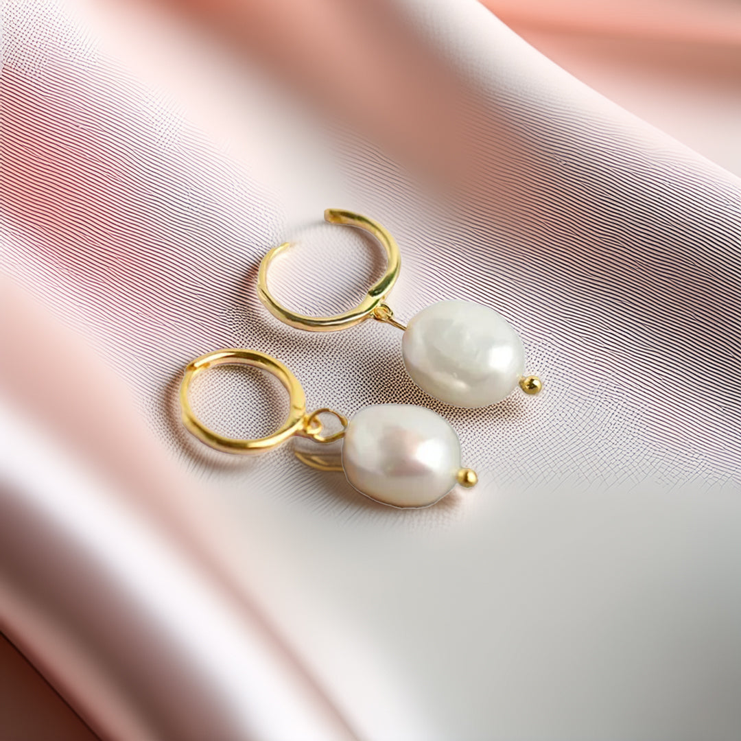 Darling Pearl Hoop Earnings