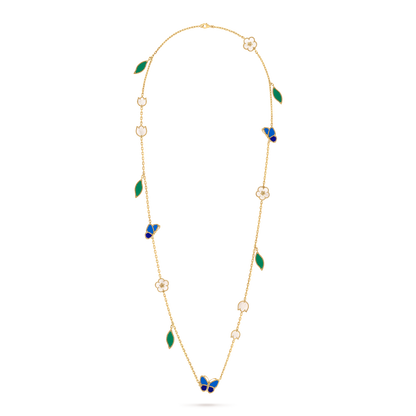 Butterfly Blossom Long Necklace