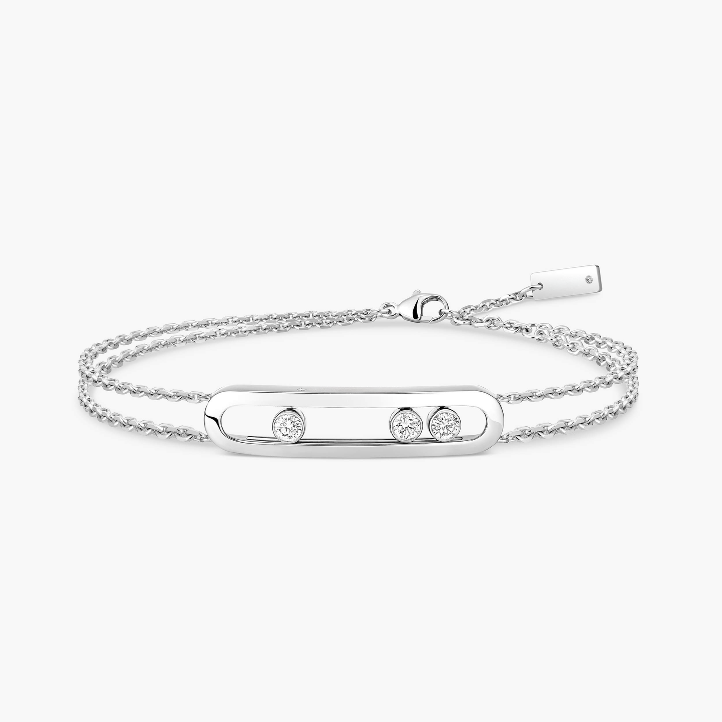 Trio Motion Dual-Chain Bracelet