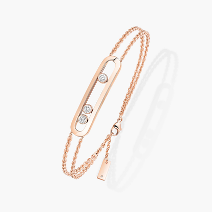 Trio Motion Dual-Chain Bracelet