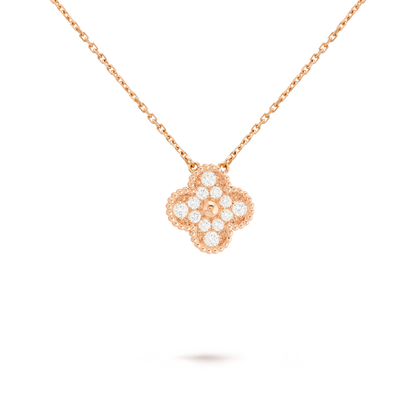Diamanté Lucky Clover Pendant