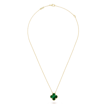 Malachite Lucky Clover Pendant