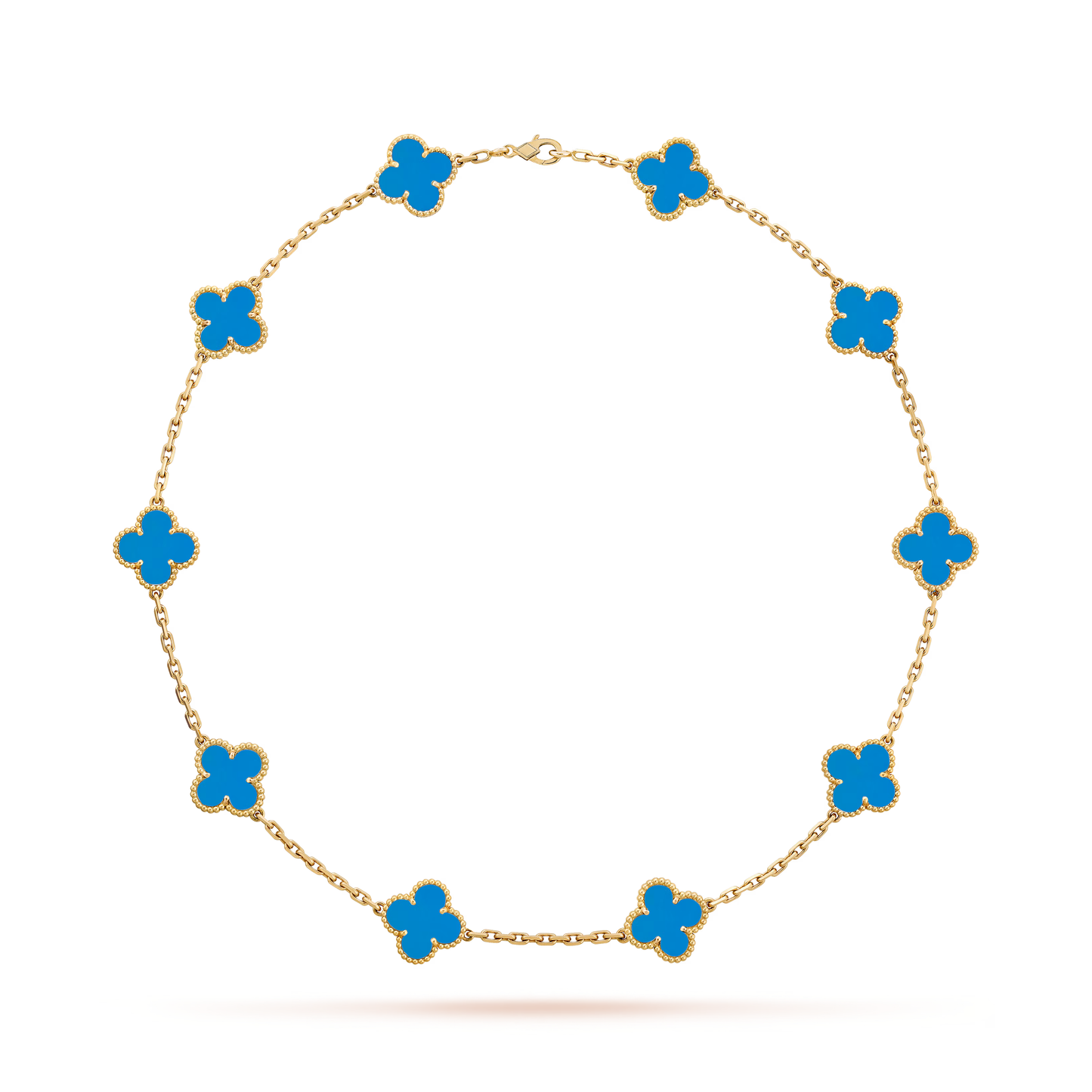 Agate Lucky Clover Necklace