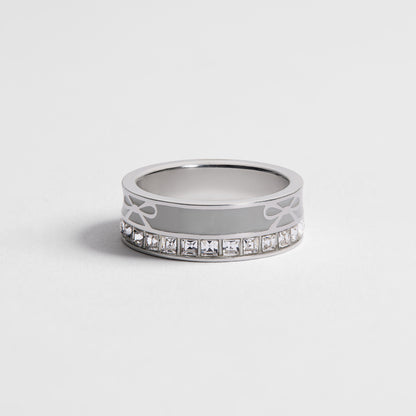 J'adore Pavé Bow Ring